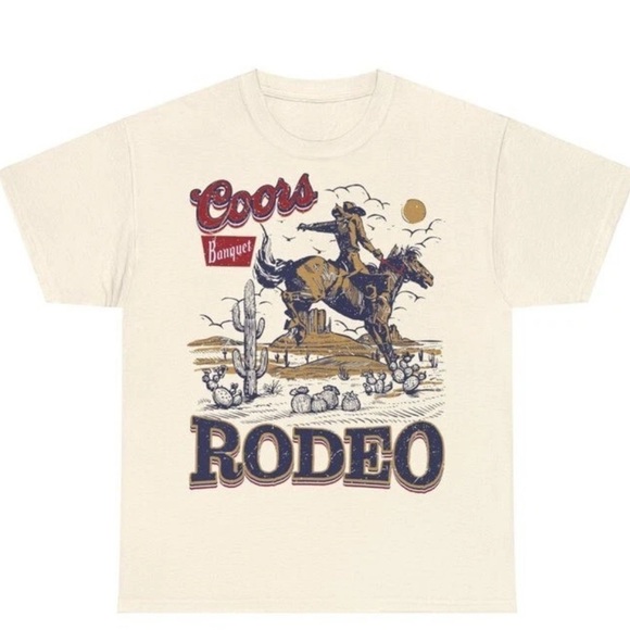 Coors Other - Coors Rodeo Cowboy T-Shirt Western Shirt, unisex Men’s Size S/Women’s size M